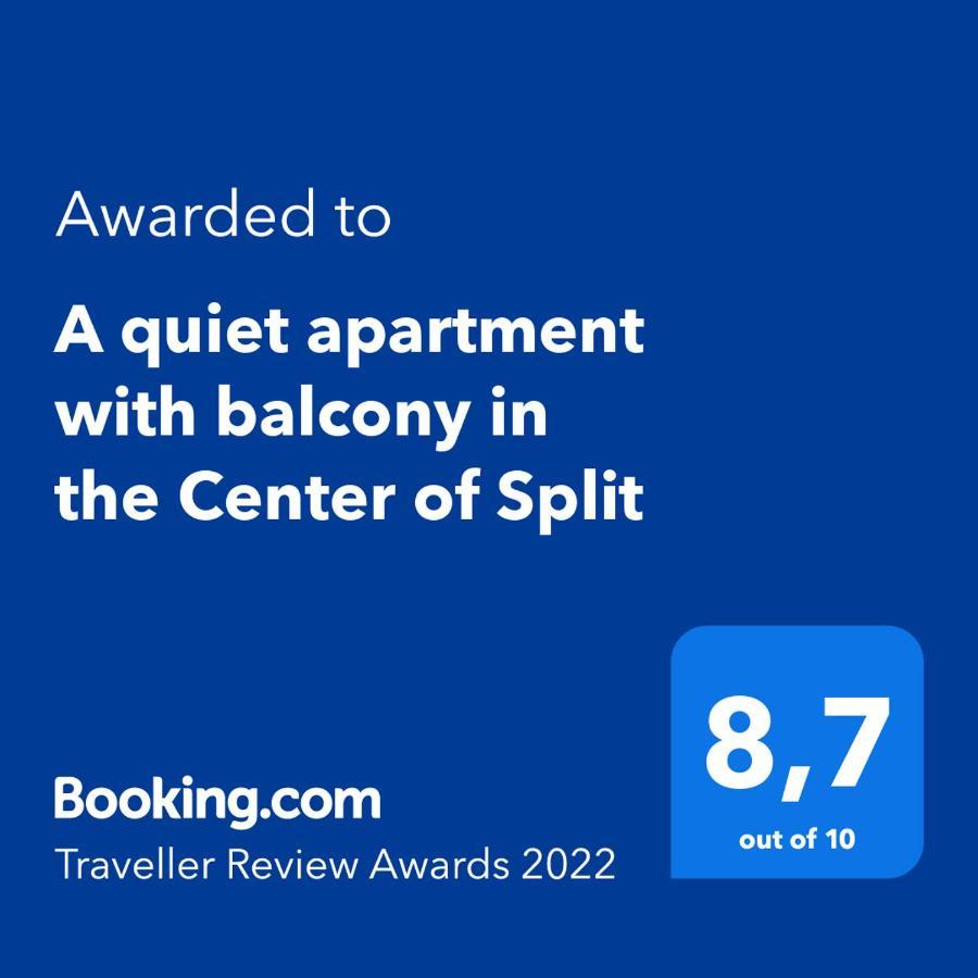 A Quiet Apartment With Balcony In สปลิท ภายนอก รูปภาพ